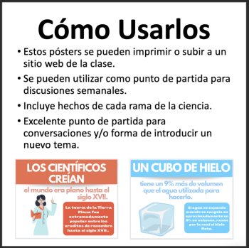 Conjunto de 100 Hechos Asombrosos de la Ciencia - Pósters para el Aula, image 3