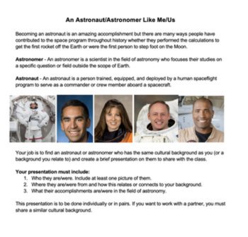 An Astronaut Like Me - Space Activity to Promote Inclusiveness and Diversity, image 2