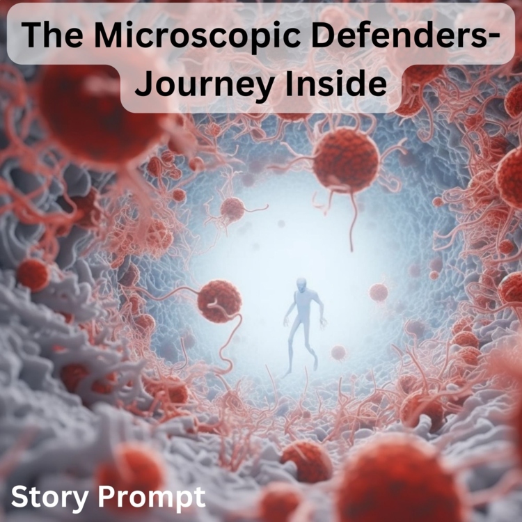 Science Story Prompt -Biology- The Microscopic Defenders- Journey Inside