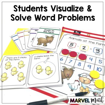 Kinder - 1st Grade Problem Solving Math Readers   Set 5: Separate Result Unknown, image 2
