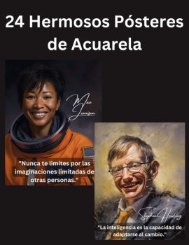Famous Scientist Inspirational Quote Posters - SPANISH VERSION - 24 Posters, image 2