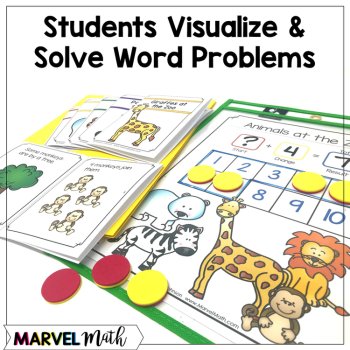 Kinder - 1st Grade Problem Solving Math Readers   Set 4: Join All Unknown Types, image 2