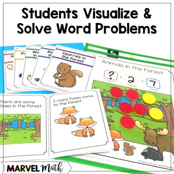 Kinder - 1st Grade Problem Solving Math Readers   Set 3: Join Start Unknown, image 2
