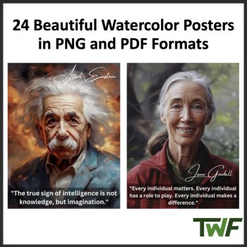 Famous Scientist Inspirational Quote Posters | Neil deGrasse Tyson, Einstein, image 3