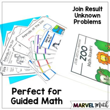 Kinder - 1st Grade Problem Solving Math Readers   Set 1: Join Result Unknown, image 3