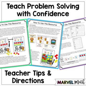 Kinder - 1st Grade Problem Solving Math Readers   Set 1: Join Result Unknown, image 4