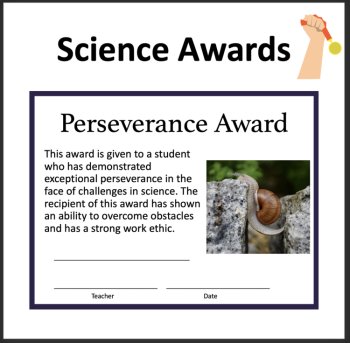 End of Year Middle School Science Awards - 39 Year End Awards - Fully Editable, image 3
