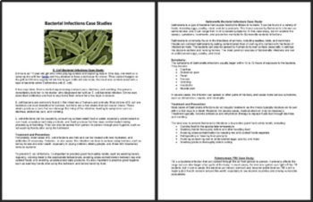 Bacterial Infections Case Study Reading Comprehension Bundle  - Grade 8 and Up, image 2