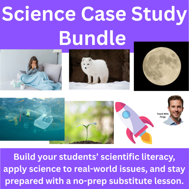 Science Case Study Bundle - Ecology, Chemistry, Physics, Biology, and Space
