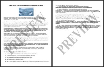Chemistry Case Study: The Strange Physical Properties of Water, image 2