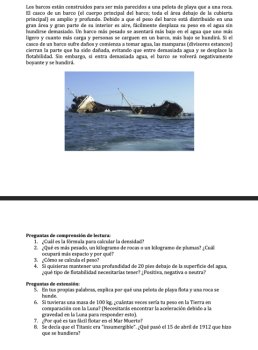 Como flotan los barcos - How Do Ships Float - Spanish Version, image 2