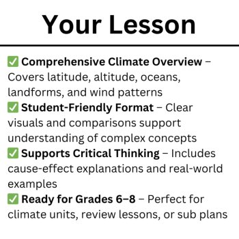 Regional Climates Lesson - MS–ESS2-6 | 6th, 7th, 8th Grade | Weather, Coriolis, image 4