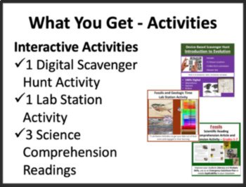 Evolution and Natural Selection Middle School Bundle - NGSS - LS1-5, LS4, image 2