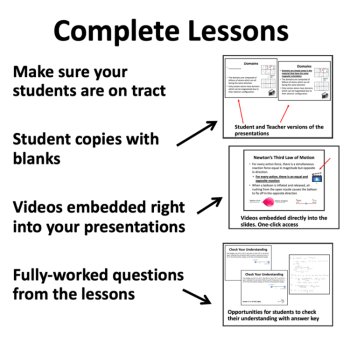 Physics Curriculum | Physics 1 & 2 | Tests, Activities, Lessons | 11th and 12th, image 3