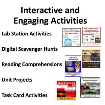 Physics Curriculum | Physics 1 & 2 | Tests, Activities, Lessons | 11th and 12th, image 4