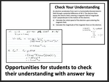 Magnetism and Electromagnetism -Senior Physics Google Slides & Office Lesson, image 4