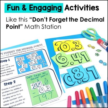 4th Grade Addition and Subtraction Unit - Decimals, Estimating, Rounding TEKS, image 4