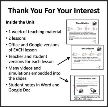 Modern Physics Unit Bundle - SENIOR Physics Bundle, image 2