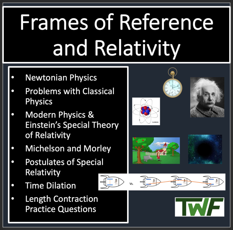 Frames of Reference and Relativity - Senior Physics Lesson - Modern Physics
