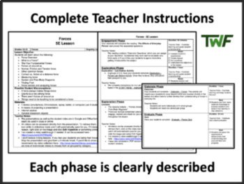 Forces - High School - 5E Lesson Bundle | Normal, Friction, Tension Forces, image 2