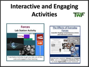 Forces - High School - 5E Lesson Bundle | Normal, Friction, Tension Forces, image 3