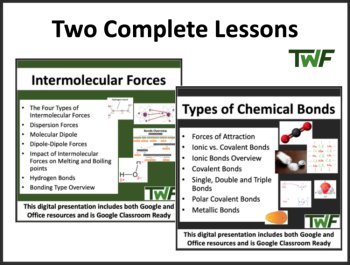 Types of Chemical Bonds and Intermolecular Forces Complete 5E Lesson Bundle, image 3
