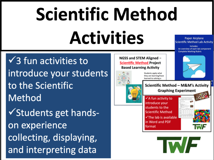 Scientific Method Activity and Lesson Bundle