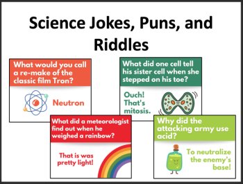 50 Science Jokes, Puns, and Riddles - Part 2 - Classroom Posters, image 3