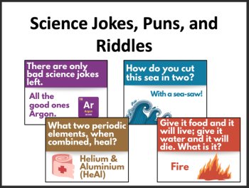 50 Science Jokes, Puns, and Riddles - Part 1 - Classroom Posters, image 3