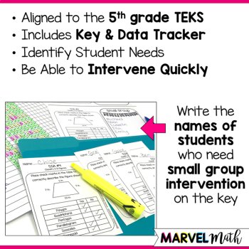 5th Grade Geometry TEKS Exit Slips, image 2