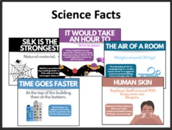 50 Amazing Science Facts - Part 2 - Classroom Posters and Class Starters, image 2