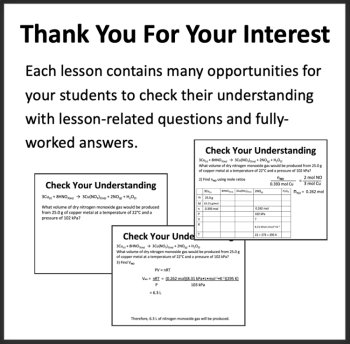 Stoichiometry Teaching Bundle - Senior Level Chemistry, image 3