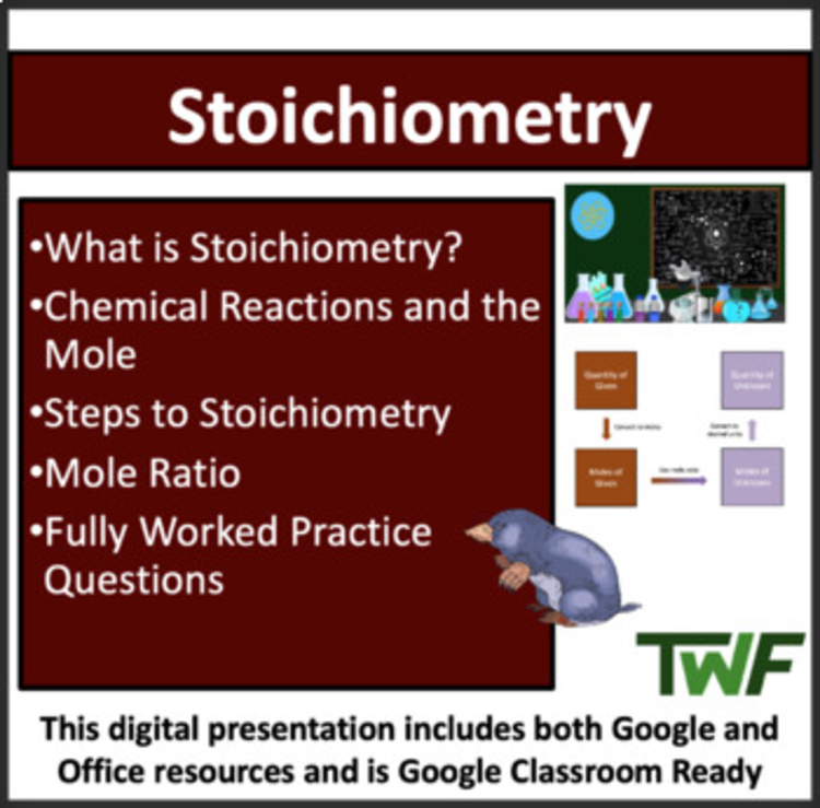 Stoichiometry Lesson - Solving Quantitative Chemistry Problems | Mole Ratio