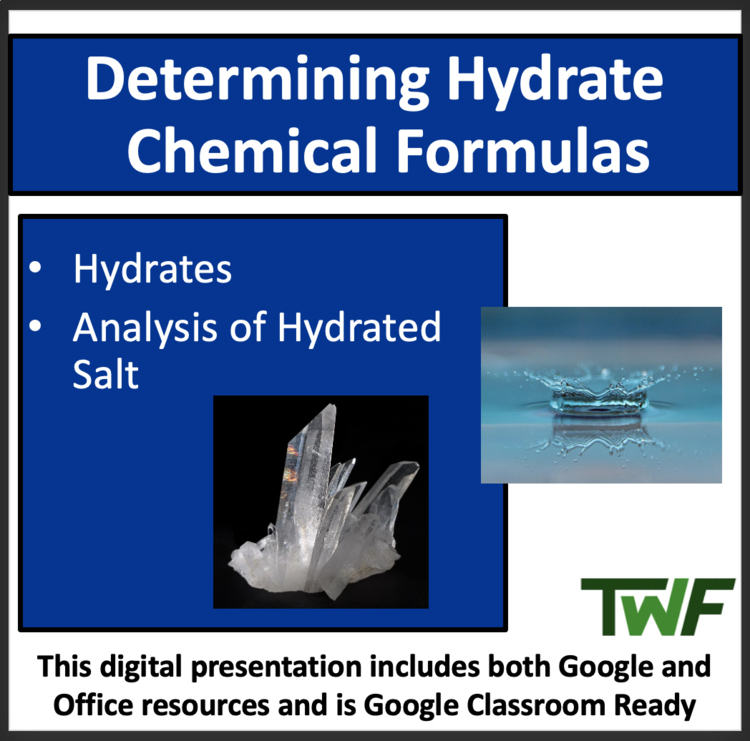 Determining Hydrate Chemical Formula Chemistry Lesson | Hydrated Salt Analysis