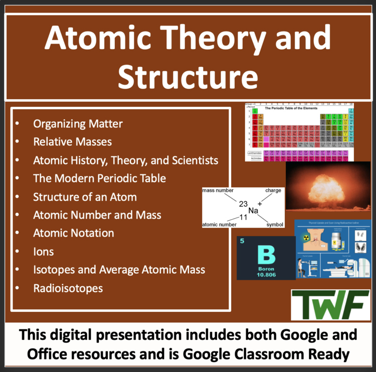 Atomic Theory and Structure Lesson | Relative Masses, Atomic History, Isotopes