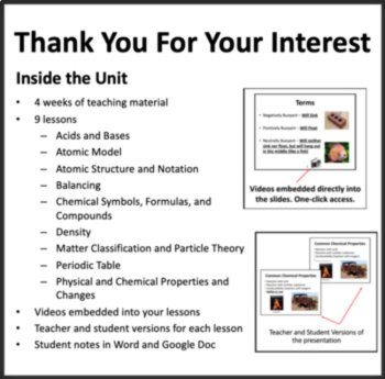 South Carolina State Standards-Science Gr7 SC.7-5. The Chemical Nature of Matter, image 2