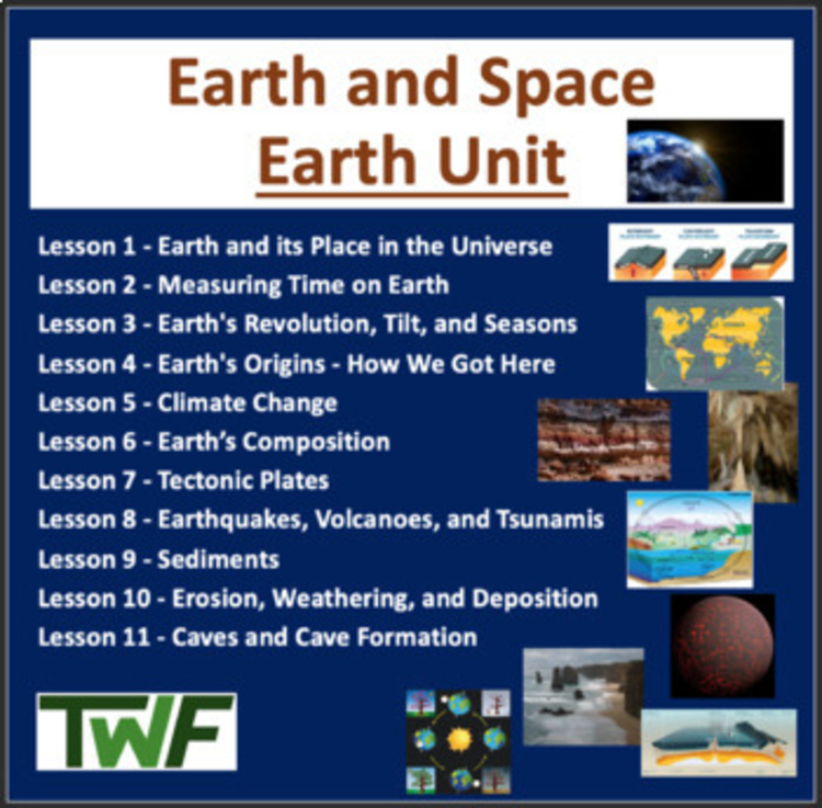 Earth and Space - Senior Earth Unit-Lessons & Activities-Distance Learning Ready