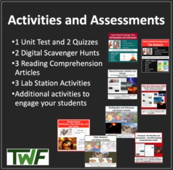 Earth and Space - Senior Earth Unit-Lessons & Activities-Distance Learning Ready, image 4