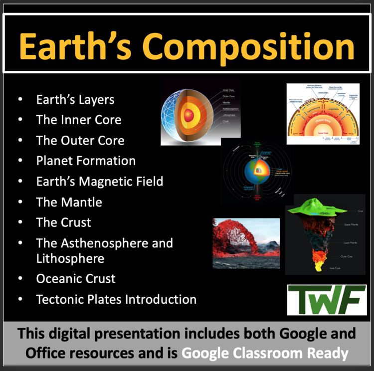 Earth’s Composition - Google Slides and PowerPoint Lesson