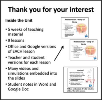 Homeostasis Unit Curriculum | Thermoregulation, Body System Interactions, image 3