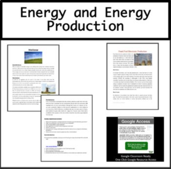 Energy and Energy Production-Science Comprehension Article Bundle-Grade 8 and Up, image 2