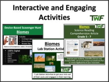 Biomes of the Earth - 5E Lesson Bundle | Tundra, Desert, Grassland, Aquatic, image 4