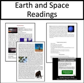 Earth and Space - Digital Science Comprehension Article Bundle - Grade 8 and Up, image 3