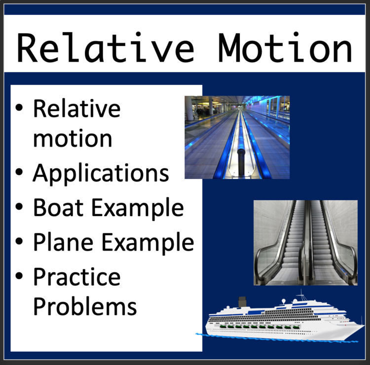 Relative Motion - Google Slides and PowerPoint Lesson