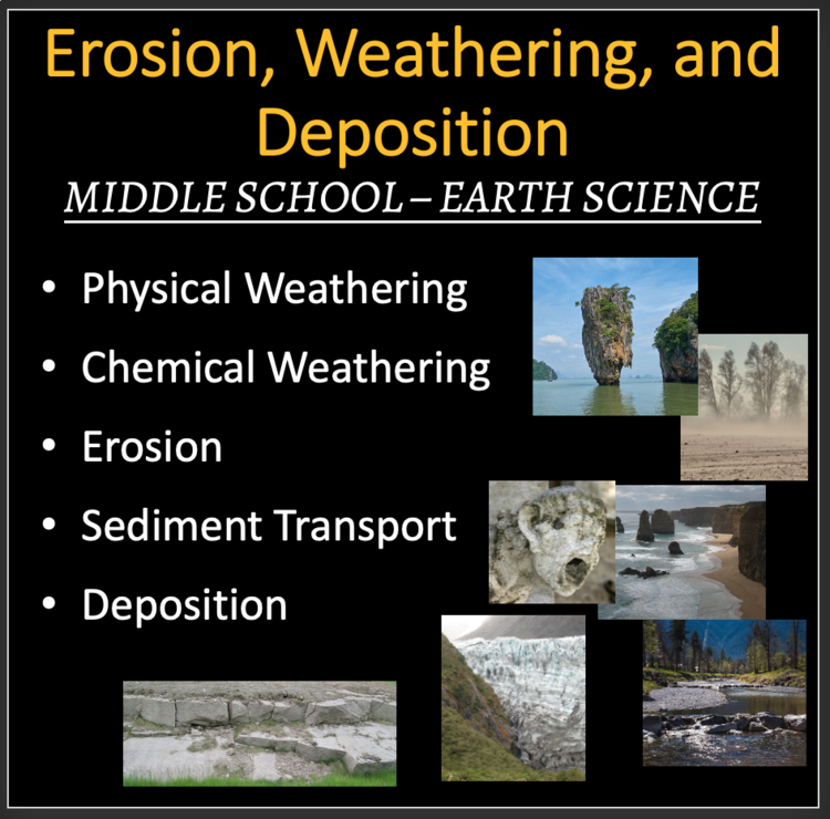 Weathering, Erosion, & Deposition - Middle School Earth Science Lesson