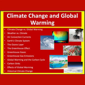 Climate Change Lesson | Global Warming | Weather v Climate | 6th, 7th, 8th Grade, image 2