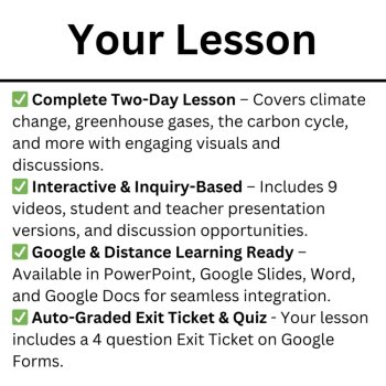 Climate Change Lesson | Global Warming | Weather v Climate | 6th, 7th, 8th Grade, image 3