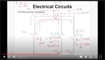 Solving Electrical Circuits With Resistance - Questions, Video Walkthrough, image 2