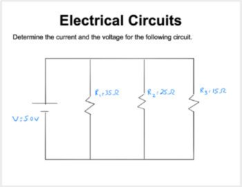 Solving Electrical Circuits With Resistance - Questions, Video Walkthrough, image 4