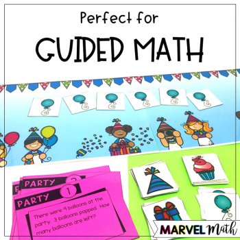 1st Grade Hands-On Word Problems Kit 1: Party Problems, image 2